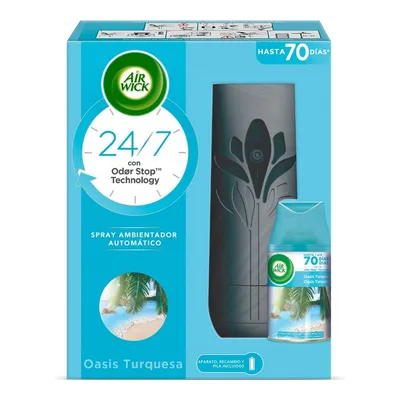 Odorizant de aer, Air Wick, Freshmatic Oasis, 250 ml, negru