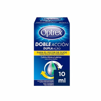 Loțiune calmantă pentru ochi, Optrex, Doble Action, 10 ml
