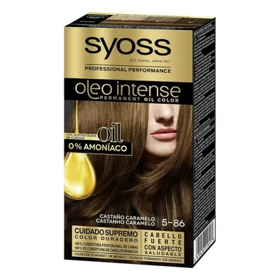 Vopsea păr, Syoss, Oleo Intense 5-86, maro caramel