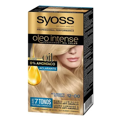 Vopsea păr, Syoss, Olio Intense Nº 12, fără amoniac, set 5 bucăți