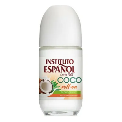 Deodorant Roll-On, Instituto Español, Coco, 75 ml