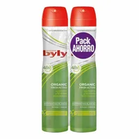 Deodorant spray, Byly, Organic Extra Fresh, verde, 2 bucăți
