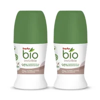 Deodorant roll-on, Byly, BIO Natural 0%, invizibil, set 2 bucăți