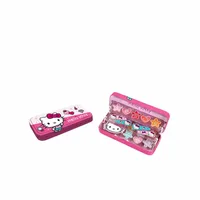 Set machiaj pentru copii, Hello Kitty, Plumier Alumino, 18 piese