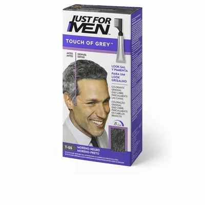 Gel colorant păr, Just For Men, Touch Of Grey, brunet-negru, 40 g