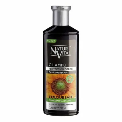 Șampon păr vopsit, Naturaleza Y Vida, 300 ml, negru