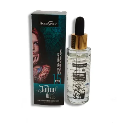 Ulei de corp, Rose & Rose, 30 ml, tatuaje SPF 15
