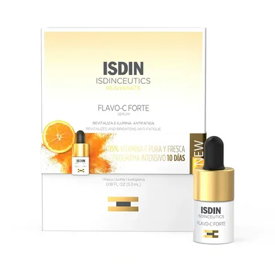 Ser anti-îmbătrânire ISDIN Isdinceutics Flavo-C Forte, revitalizant, 5,3 ml