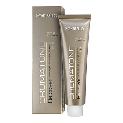 Vopsea permanentă, Montibello, Cromatone Re Cover, șaten închis, 60 ml