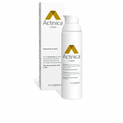 Loțiune de protecție solară, Galderma, Actinica, 80 ml, alb
