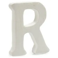 Literă R, Knorr Prandell, polistiren, alb, 15 x 12,5 cm