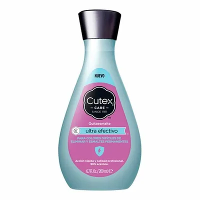 Dizolvant unghii, Cutex, Ultra-effective, fără acetonă, 200 ml