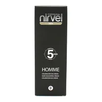 Vopsea păr fără amoniac, Nirvel, Men 5, gri închis, 30 ml