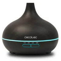 Umidificator difuzor arome, Cecotec, PURE AROMA 300 YIN, negru, aluminiu, 300 ml