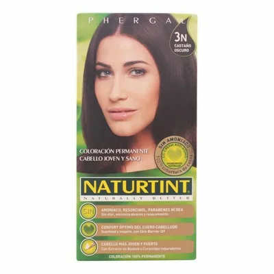 Vopsea de păr fără amoniac, Naturtint, N3, castaniu închis, 170 ml