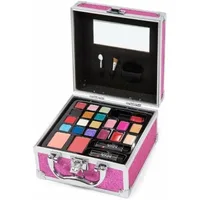 Set machiaj, Mya Travel, Professional, 26 piese, argintiu