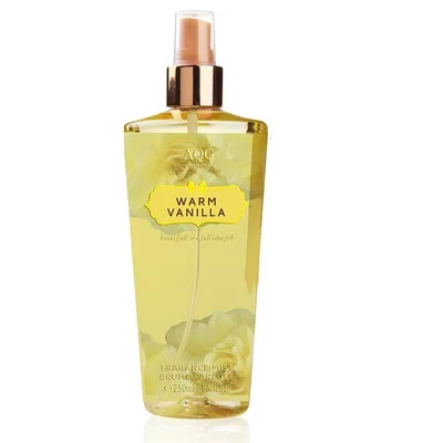 Body Mist, AQC Fragrances, Warm Vanilla, 250 ml
