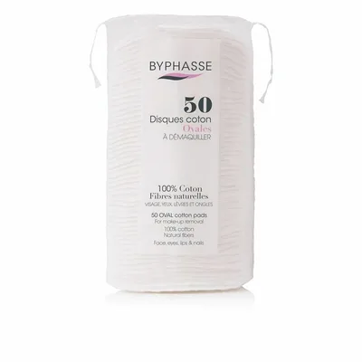 Dischete demachiante, Byphasse, 50 bucăți, alb