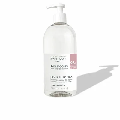 Șampon utilizare zilnică, Byphasse, Back to Basics, toate tipurile de păr, 750 ml