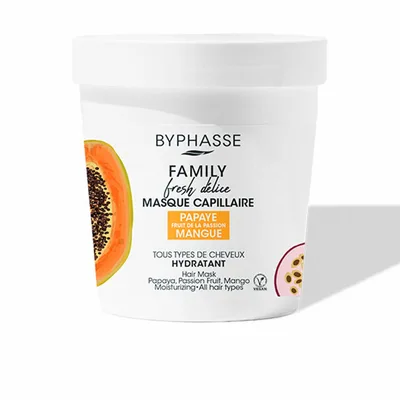 Masca de păr, Byphasse, Family Fresh Delice, papaya mango fructul pasiunii, 250 ml