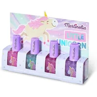 Lac de unghii, Martinelia, Little Unicorn, multicolor, set 4 piese