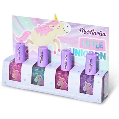 Lac de unghii, Martinelia, Little Unicorn, multicolor, set 4 piese