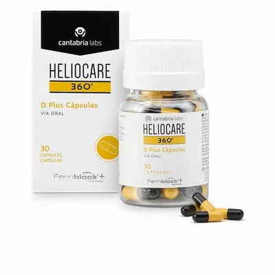 Capsule, Heliocare, 360° D Plus, protecție solară, 30 unități