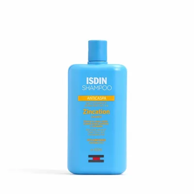 Șampon anti-mătreață, Isdin, Zincation, alb, 300 ml