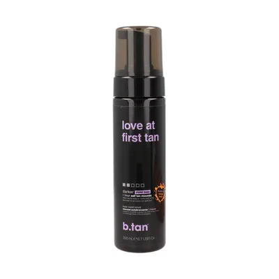 Autobronzant mousse, B.Tan, Love At First Tan, 200 ml, bronz întunecat rapid