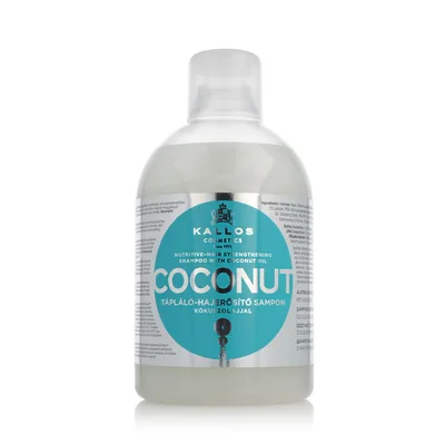 Șampon, Kallos, Kjmn, hrănitor și întăritor, cocos, 1000ml