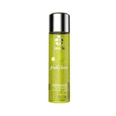 Ulei masaj, Swede, Fruity Love, efect încălzire, vanilie şi pară, 120 ml