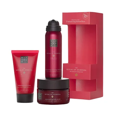 Set cadou cosmetic, Rituals, The Ritual of Ayurveda, trandafir indian, ulei de migdale