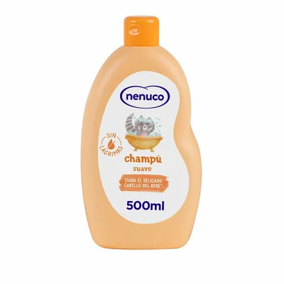 Șampon bebeluși, Nenuco, Gentle, migdale dulci, 500ml