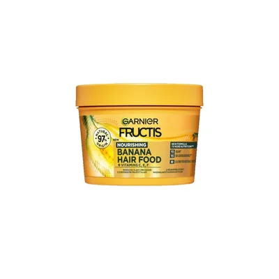 Mască de păr, Garnier, Fructis Ultra Hair Food, banană, 390 ml
