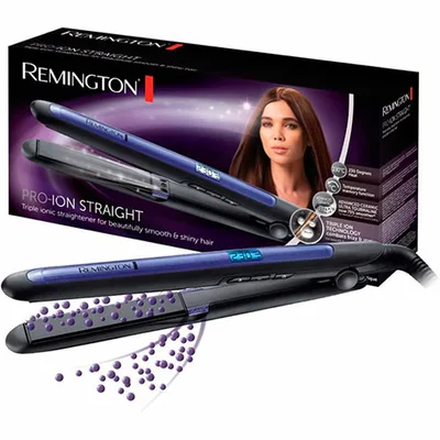 Îndreptător păr, Remington, model Negru, încălzire rapidă