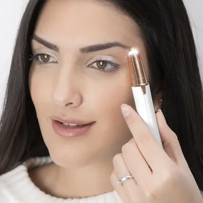 Aparat de tuns facial, InnovaGoods, compact, fără durere