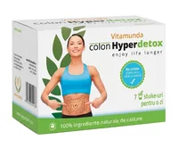 Hypernatura Vitamunda Colon HyperDetox - pentru detoxifiere si slabire - 7 plicuri