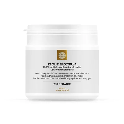 Zeolit Spectrum – pudra pentru detoxifiere – 400 G