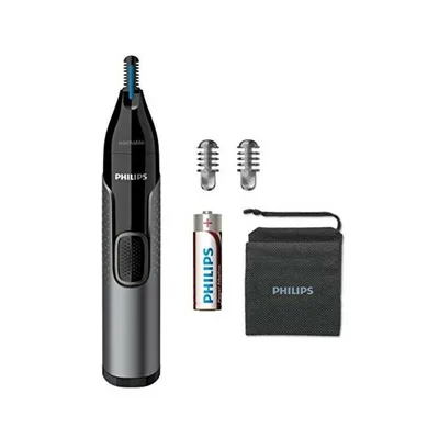 Trimmer nas urechi, Philips, seria 5000, gri-negru