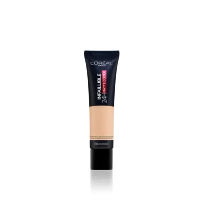 Fond de ten, L'Oréal Paris, Matte Cover, 115 Warm, 30ml