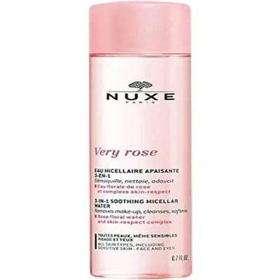Demachiant, Nuxe, Very Rose, piele sensibilă, 100 ml