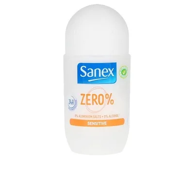 Deodorant roll-on, Sanex, Zero%, 50 ml, alb