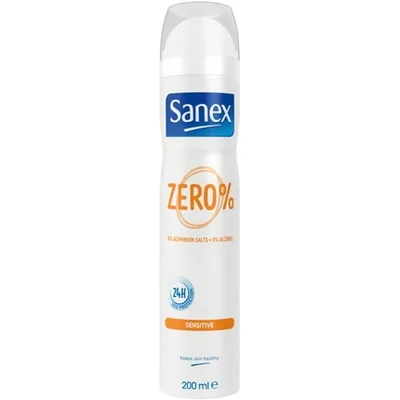 Deodorant spray, Sanex, Zero, piele sensibilă, 200 ml