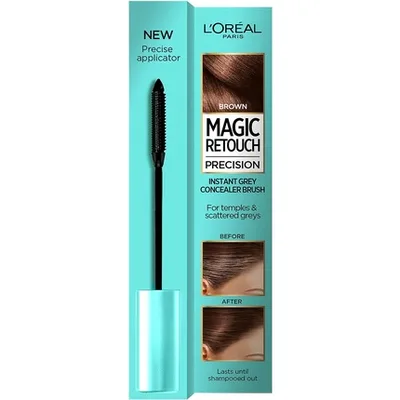 Mascara de păr, L'Oréal, Magic Retouch, maro, pentru fire albe