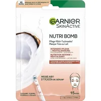 Masca de față, Garnier, SkinActive Nutri Bomb, lapte de cocos, 28g