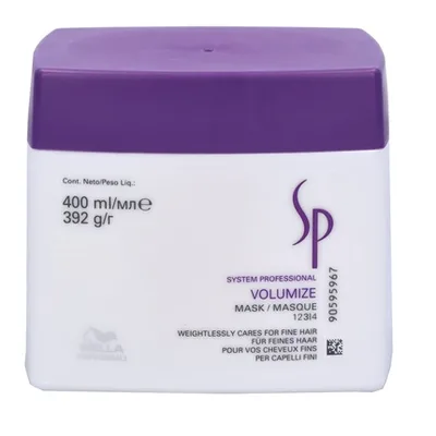 Mască de păr Volumize, System Professional, 400 ml, pentru volum