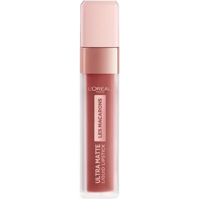 Ruj lichid, L'Oreal Paris, Les Macarons, Mon Caramel, nuanță și mat, 31g