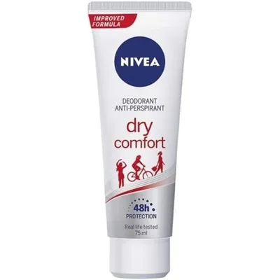 Deodorant cremă, Nivea, Dry Comfort, 75 ml, alb