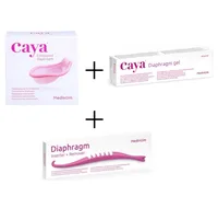 Medintim Set complet Caya – diafragmă, gel 60g și aplicator vaginal reutilizabil