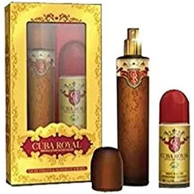 Set cadou, Cuba Paris, Royal, Eau de Toilette 100ml și Deodorant Roll-On 50ml